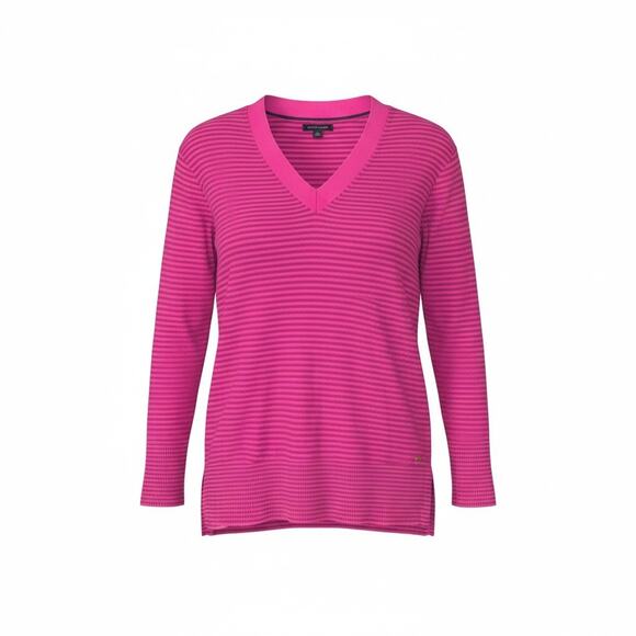 Tommy Hilfiger Tops - VTG Tommy Hilfiger Women's Pink And Purple Knit Long Sleeve Shirt Size Small